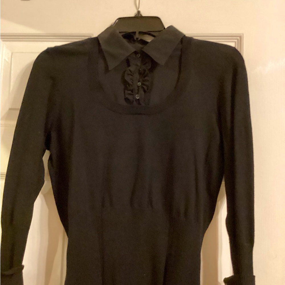 Worthington Petites Black Sweater Size PS